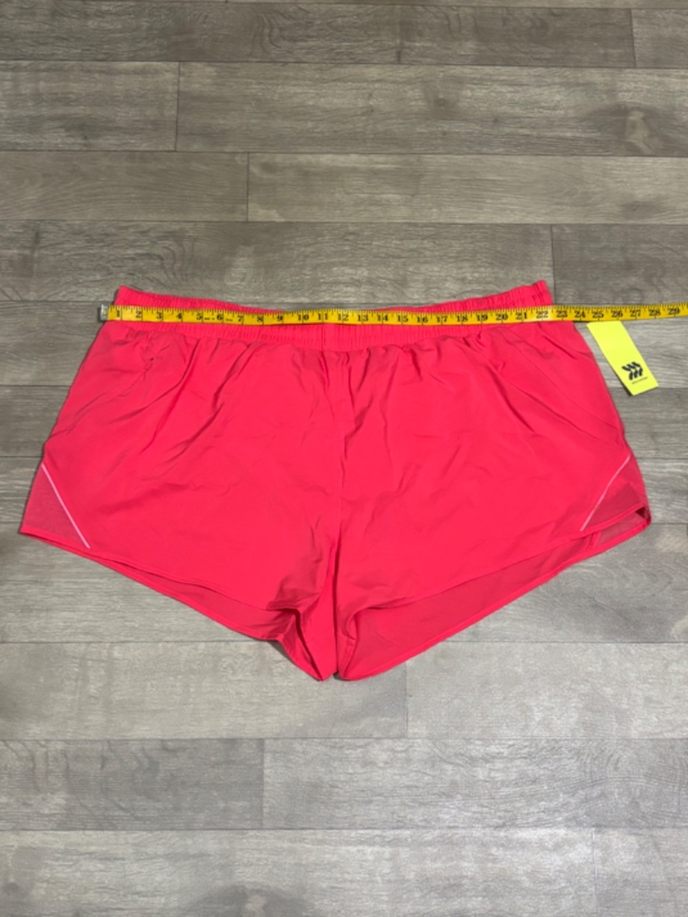All In Motion Women's Woven Mid-Rise Run Shorts Vibrant Pink - Picture 13 of 16